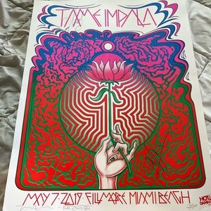 Tame Impala Signed Poster
